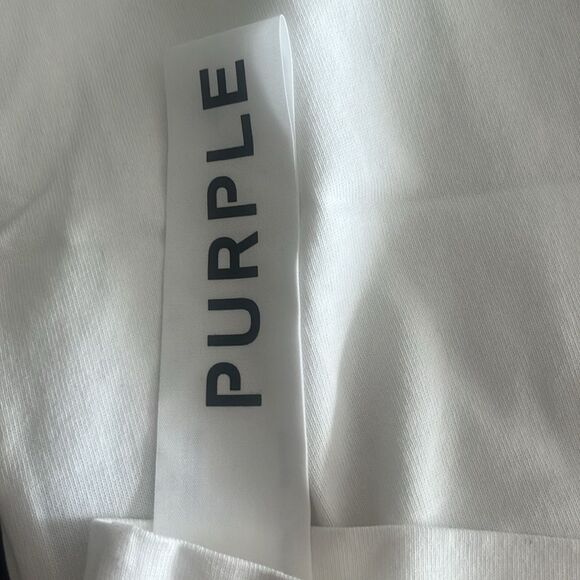 Purple Brand Heavyweight Oversize Logo Cotton T-Shirt Medium NWT $ 145.00 - Picture 7 of 7